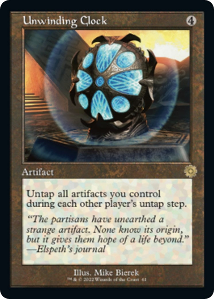 Unwinding Clock (61) [BRR] - MTG Single