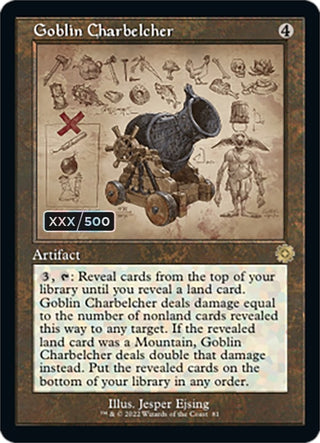 Goblin Charbelcher (Schematic) (Serial Numbered) (81) [BRR] - MTG Single