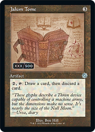 Jalum Tome (Schematic) (Serial Numbered) (87) [BRR] - MTG Single