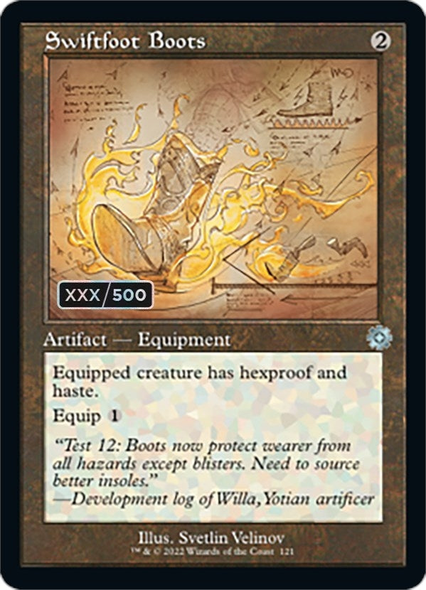 Swiftfoot Boots (Schematic) (Serial Numbered) (121) [BRR] - MTG Single