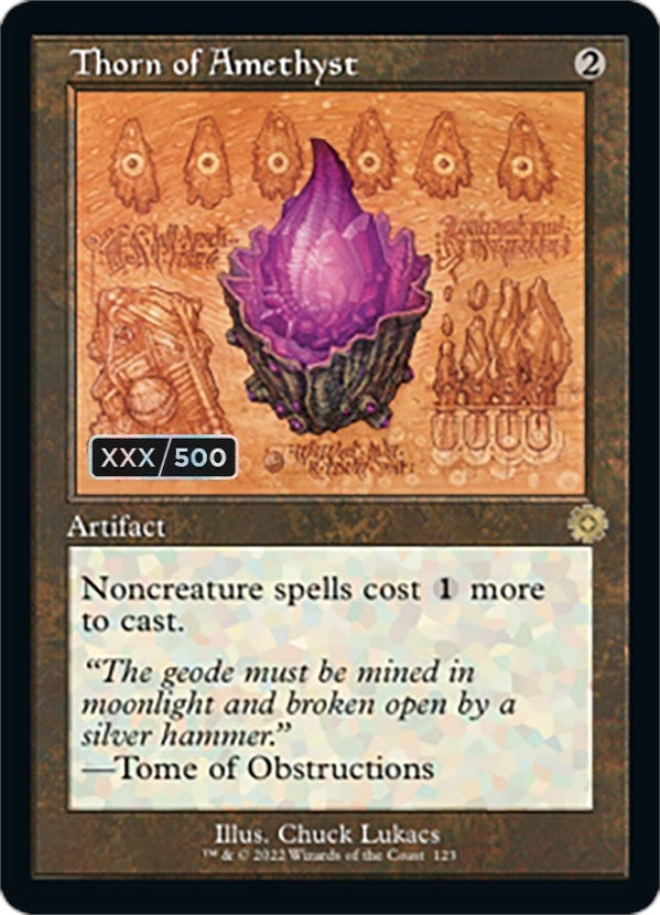 Thorn of Amethyst (Schematic) (Serial Numbered) (123) [BRR] - MTG Single