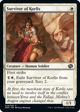Survivor of Korlis (28) [BRO] - MTG Single