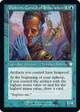 Padeem Consul of Innovation (Retro Frame) (91) [BRC] - MTG Single