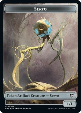 Servo // Phyrexian Horror Double-sided Token (0) [BRC] - MTG Single
