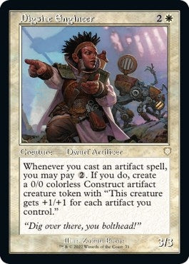 Digsite Engineer (Retro Frame) (71) [BRC] - MTG Single