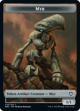 Myr // Thopter (010) Double-sided Token (0) [BRC] - MTG Single