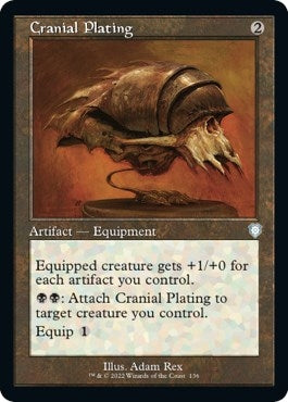 Cranial Plating (Retro Frame) (136) [BRC] - MTG Single