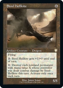 Steel Hellkite (Retro Frame) (163) [BRC] - MTG Single