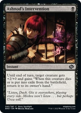 Ashnod’s Intervention (85) [BRO] - MTG Single