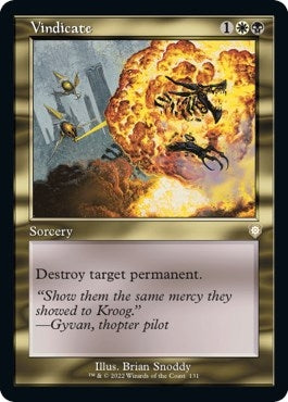 Vindicate (Retro Frame) (131) [BRC] - MTG Single