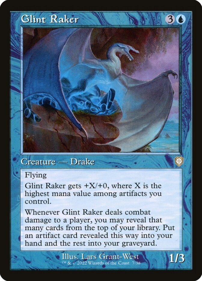 Glint Raker (Retro Frame) (7) [BRC] - MTG Single