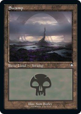 Swamp (33) (Retro Frame) (33) [BRC] - MTG Single