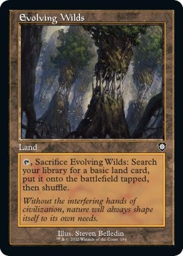 Evolving Wilds (Retro Frame) (184) [BRC] - MTG Single