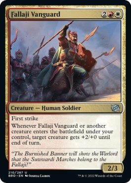 Fallaji Vanguard (210) [BRO] - MTG Single