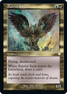 Image for Baleful Strix (Retro Frame) (120) (The Brothers' War) - Magic: The Gathering