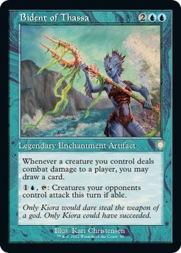Bident of Thassa (Retro Frame) (80) [BRC] - MTG Single