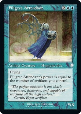Filigree Attendant (Retro Frame) (85) [BRC] - MTG Single