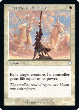 Swords to Plowshares (Retro Frame) (75) [BRC] - MTG Single
