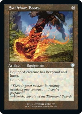 Swiftfoot Boots (Retro Frame) (166) [BRC] - MTG Single