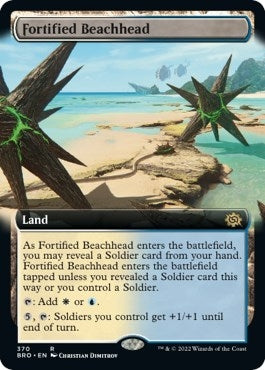 Fortified Beachhead (Extended Art) (370) [BRO] - MTG Single