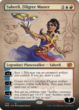 Saheeli Filigree Master (Borderless) (294) [BRO] - MTG Single