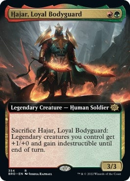 Hajar Loyal Bodyguard (Extended Art) (354) [BRO] - MTG Single