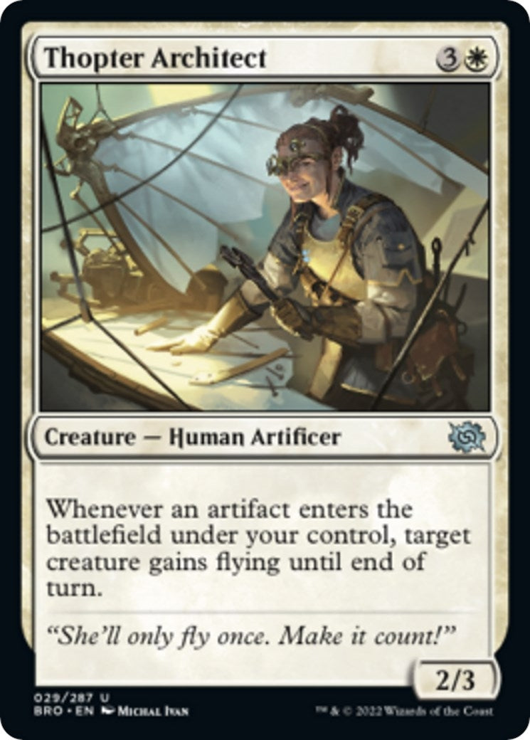 Thopter Architect (29) [BRO] - MTG Single