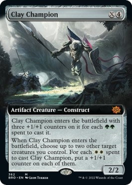 Clay Champion (Extended Art) (362) [BRO] - MTG Single