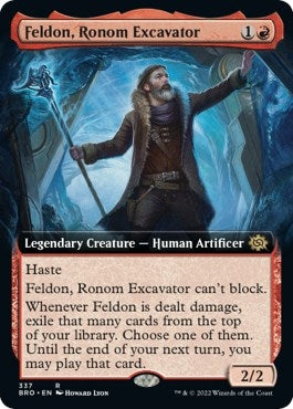 Feldon Ronom Excavator (Extended Art) (337) [BRO] - MTG Single