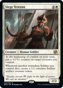 Siege Veteran (25) [BRO] - MTG Single