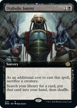 Diabolic Intent (Extended Art) (324) [BRO] - MTG Single