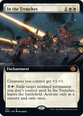 In the Trenches (Extended Art) (301) [BRO] - MTG Single