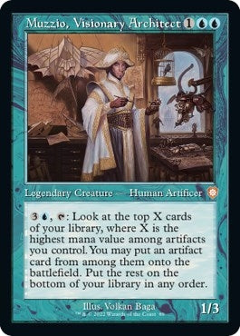 Muzzio Visionary Architect (Retro Frame) (89) [BRC] - MTG Single
