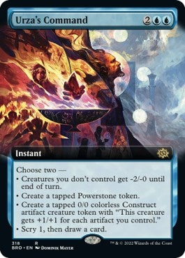 Urza’s Command (Extended Art) (318) [BRO] - MTG Single