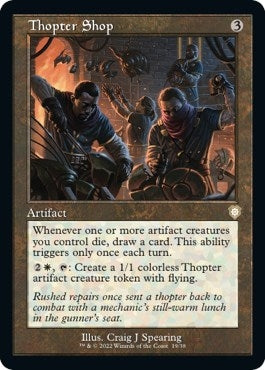 Thopter Shop (Retro Frame) (19) [BRC] - MTG Single