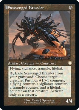 Scavenged Brawler (Retro Frame) (17) [BRC] - MTG Single