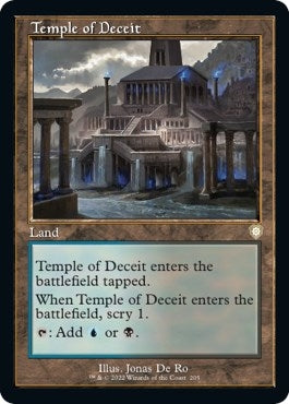 Temple of Deceit (Retro Frame) (205) [BRC] - MTG Single