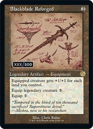 Blackblade Reforged (Schematic) (Serial Numbered) (69) [BRR] - MTG Single