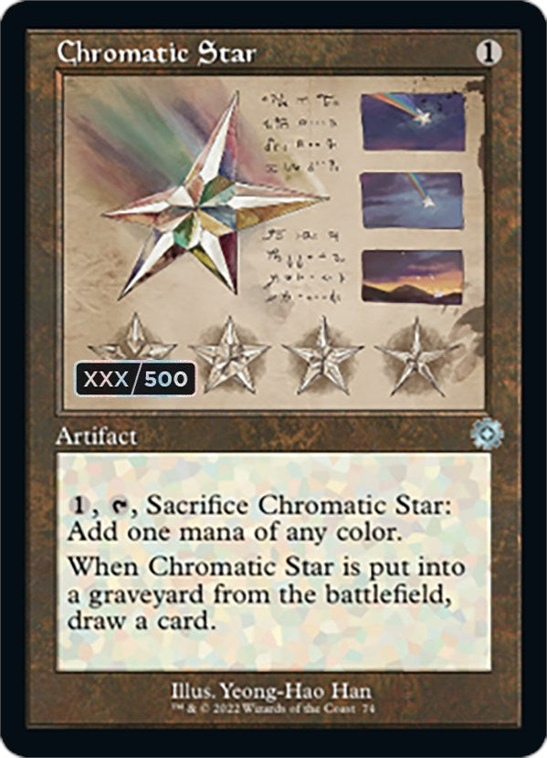 Chromatic Star (Schematic) (Serial Numbered) (74) [BRR] - MTG Single