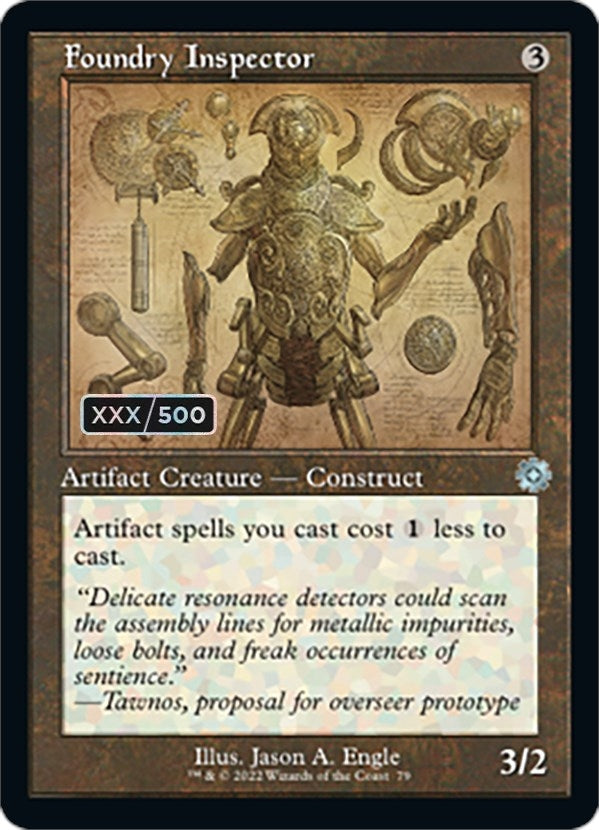Foundry Inspector (Schematic) (Serial Numbered) (79) [BRR] - MTG Single
