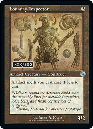 Foundry Inspector (Schematic) (Serial Numbered) (79) [BRR] - MTG Single