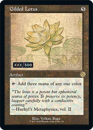 Gilded Lotus (Schematic) (Serial Numbered) (80) [BRR] - MTG Single