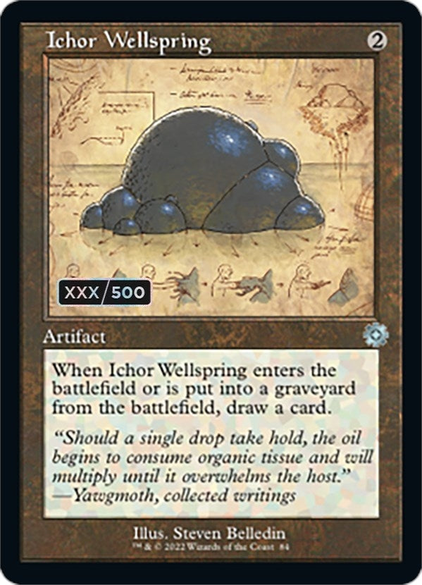 Ichor Wellspring (Schematic) (Serial Numbered) (84) [BRR] - MTG Single