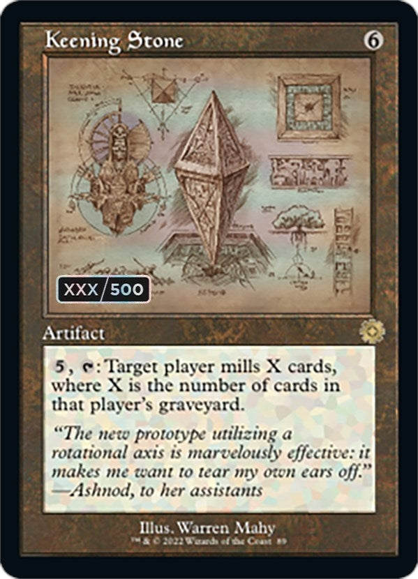 Keening Stone (Schematic) (Serial Numbered) (89) [BRR] - MTG Single