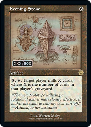 Keening Stone (Schematic) (Serial Numbered) (89) [BRR] - MTG Single
