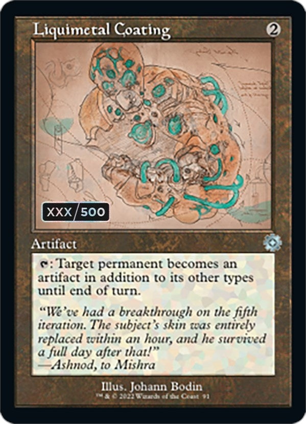 Liquimetal Coating (Schematic) (Serial Numbered) (91) [BRR] - MTG Single