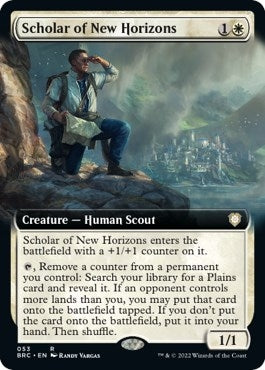 Scholar of New Horizons (Extended Art) (53) [BRC] - MTG Single