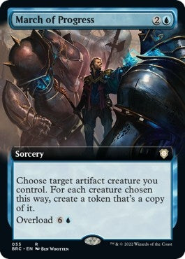 March of Progress (Extended Art) (55) [BRC] - MTG Single