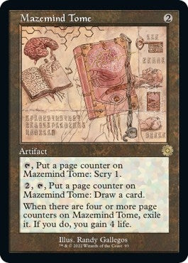 Mazemind Tome (Schematic) (93) [BRR] - MTG Single