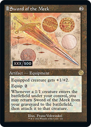 Sword of the Meek (Schematic) (Serial Numbered) (122) [BRR] - MTG Single